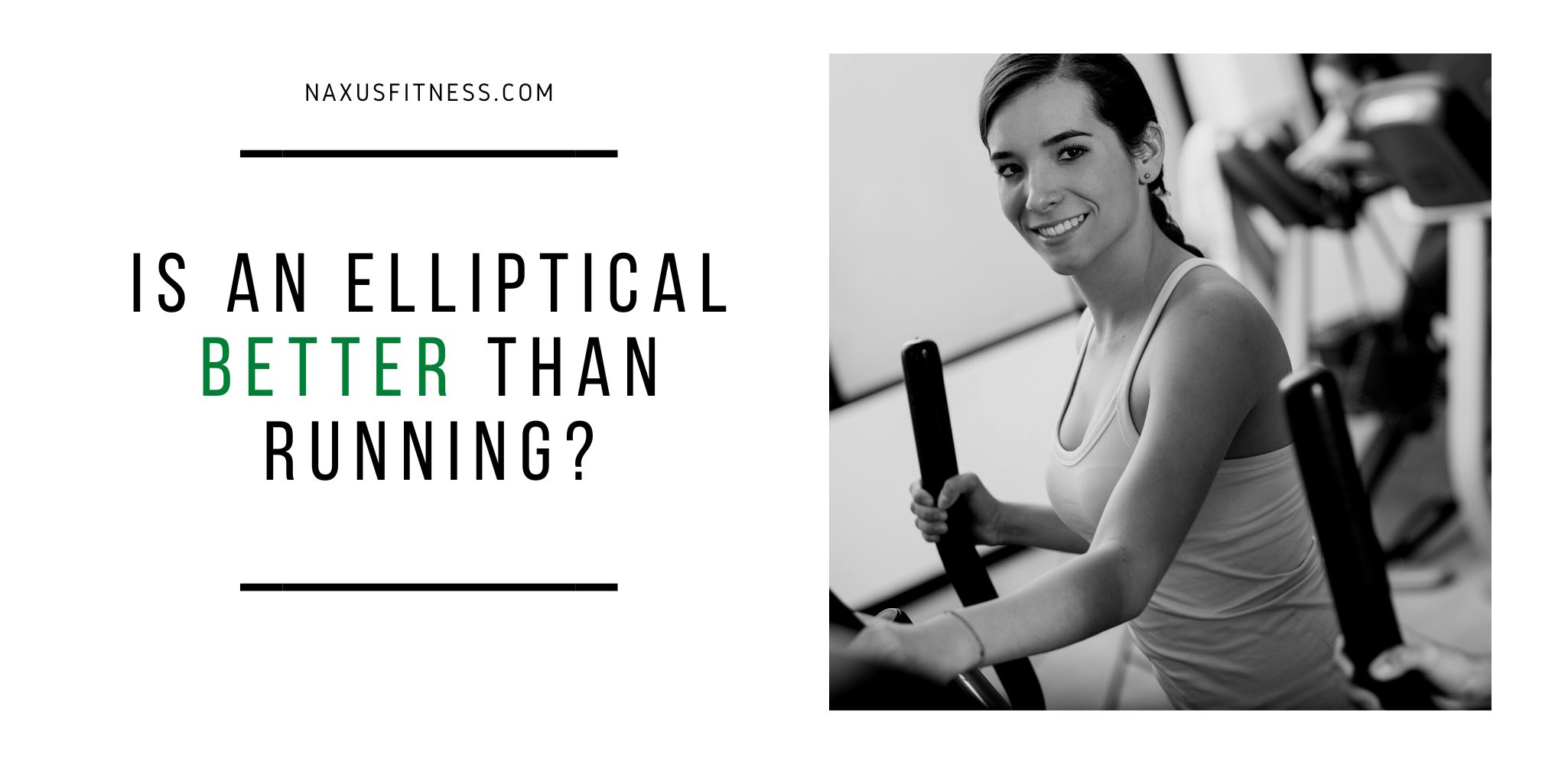 Is an elliptical better than running?