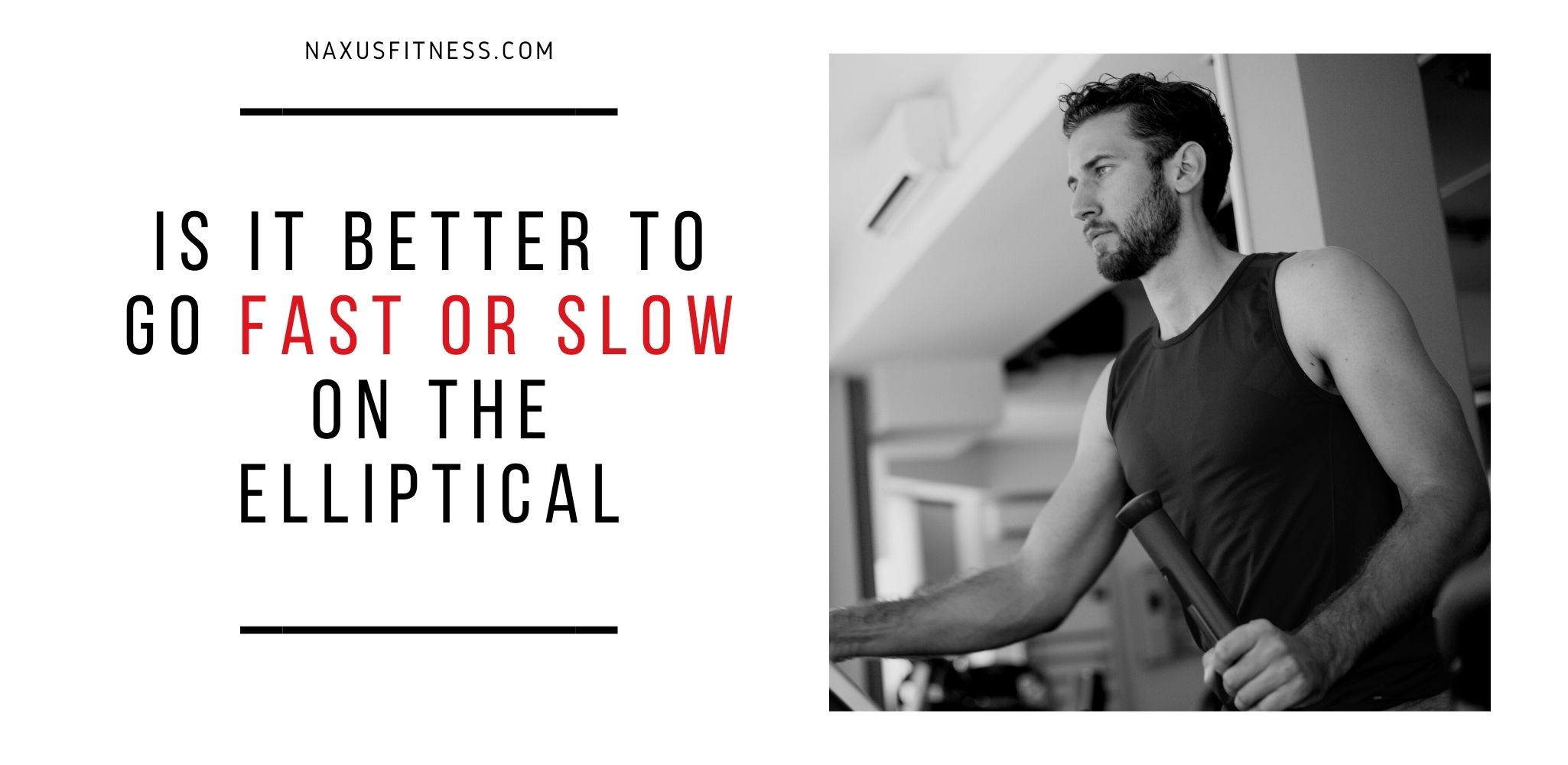 Is it Better To Go Fast Or Slow On The Elliptical?